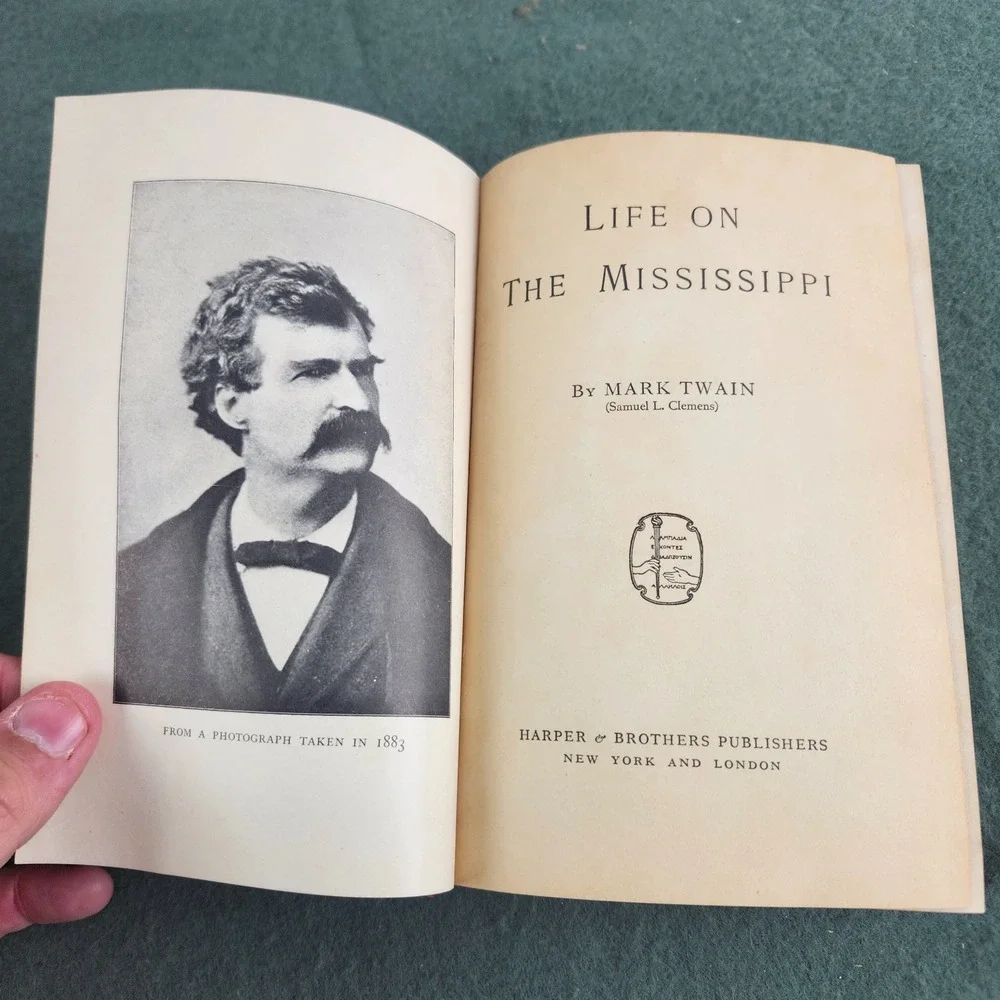 Mark‎ Twain's Works Life On The Mississippi Author's National Ed Harpers 1903